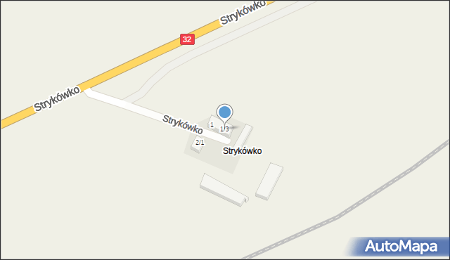 Strykówko, Strykówko, 1/3, mapa Strykówko