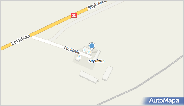 Strykówko, Strykówko, 1/4, mapa Strykówko