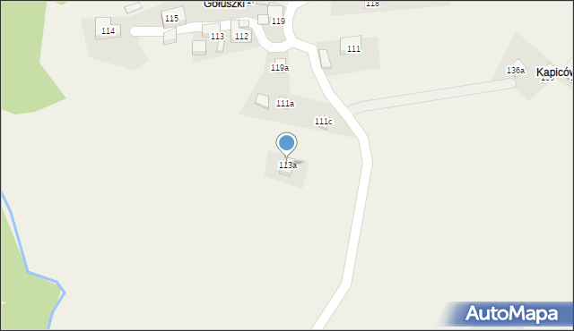 Stryszawa, Stryszawa, 113a, mapa Stryszawa