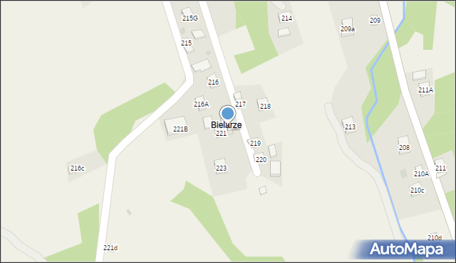 Stryszawa, Stryszawa, 221A, mapa Stryszawa