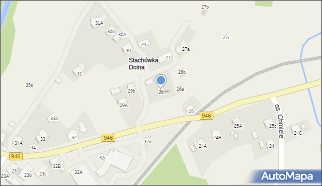 Stryszawa, Stryszawa, 26, mapa Stryszawa