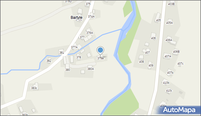 Stryszawa, Stryszawa, 379a, mapa Stryszawa