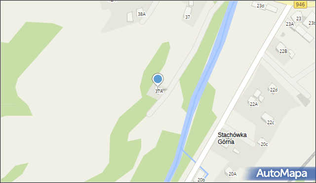 Stryszawa, Stryszawa, 37A, mapa Stryszawa