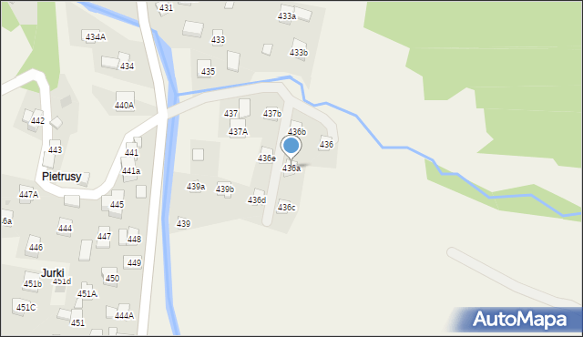 Stryszawa, Stryszawa, 436a, mapa Stryszawa