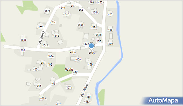 Stryszawa, Stryszawa, 459A, mapa Stryszawa