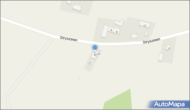 Stryszewo, Stryszewo, 13, mapa Stryszewo