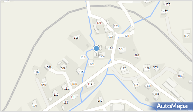 Stryszów, Stryszów, 513, mapa Stryszów