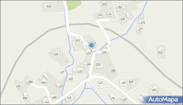 Stryszów, Stryszów, 527, mapa Stryszów