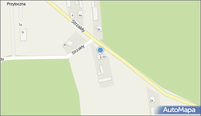 Strzakły, Strzakły, 3, mapa Strzakły