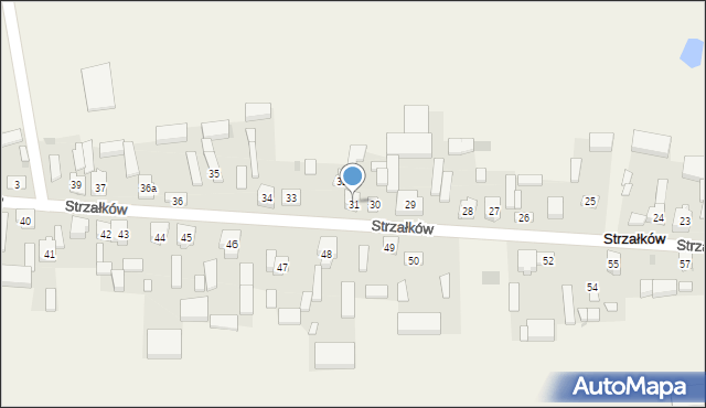 Strzałków, Strzałków, 31, mapa Strzałków