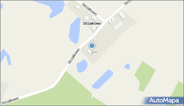 Strzałkowo, Strzałkowo, 4, mapa Strzałkowo