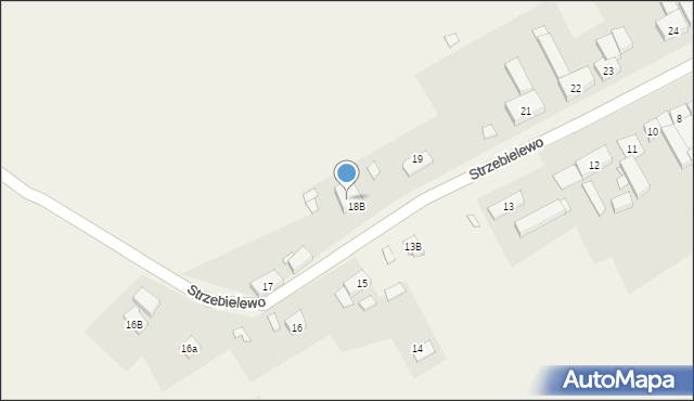 Strzebielewo, Strzebielewo, 18a, mapa Strzebielewo