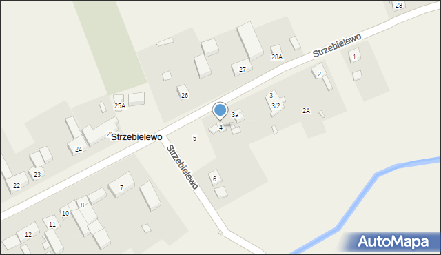 Strzebielewo, Strzebielewo, 4, mapa Strzebielewo