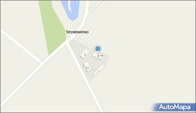 Strzebielinko, Strzebielinko, 3, mapa Strzebielinko