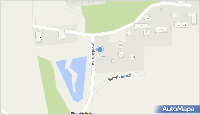 Strzebielinko, Strzebielinko, 4, mapa Strzebielinko