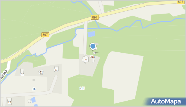 Strzebowiska, Strzebowiska, 21b, mapa Strzebowiska