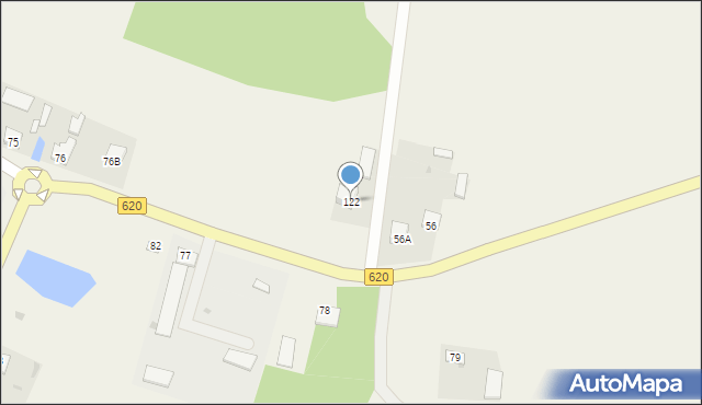 Strzegocin, Strzegocin, 122, mapa Strzegocin