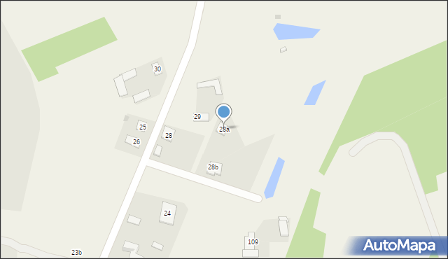 Strzelce, Strzelce, 28a, mapa Strzelce