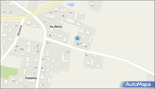 Strzelce, Strzelce, 59, mapa Strzelce