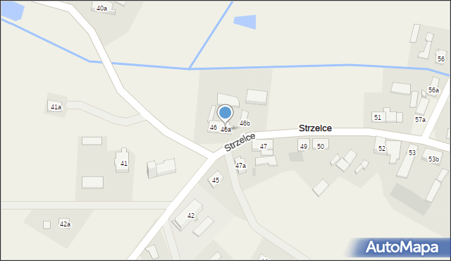 Strzelce, Strzelce, 46a, mapa Strzelce