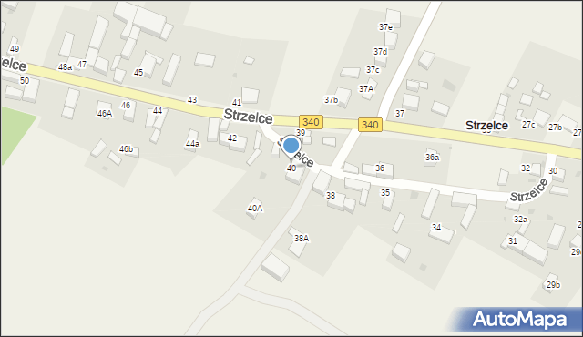 Strzelce, Strzelce, 40, mapa Strzelce