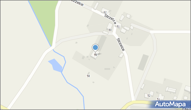 Strzelce, Strzelce, 59, mapa Strzelce