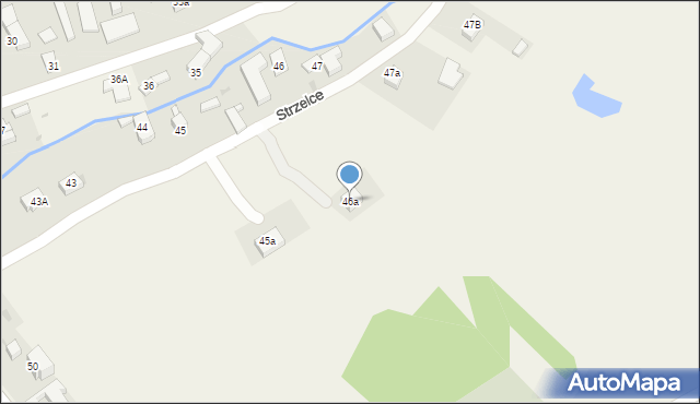 Strzelce, Strzelce, 46a, mapa Strzelce