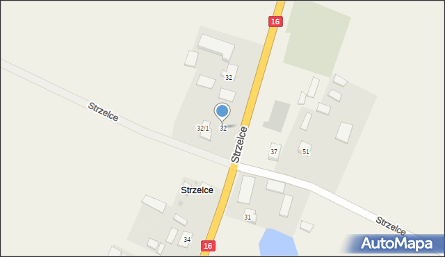 Strzelce, Strzelce, 32, mapa Strzelce