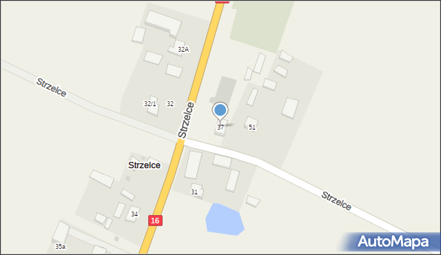 Strzelce, Strzelce, 37, mapa Strzelce