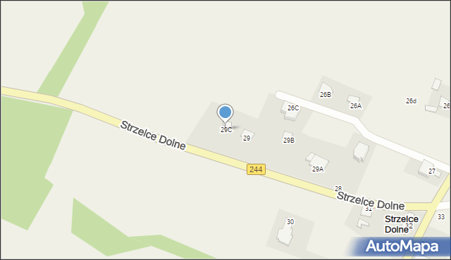 Strzelce Dolne, Strzelce Dolne, 29C, mapa Strzelce Dolne