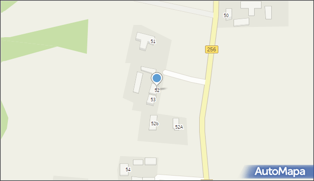Strzelce Dolne, Strzelce Dolne, 52, mapa Strzelce Dolne