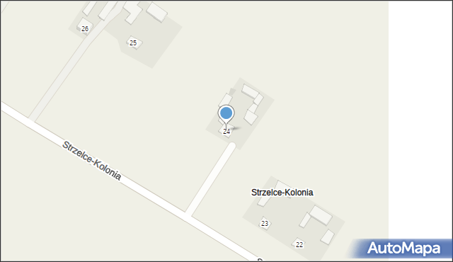 Strzelce-Kolonia, Strzelce-Kolonia, 24, mapa Strzelce-Kolonia