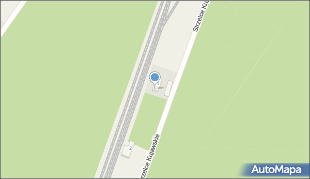 Strzelce Kujawskie, Strzelce Kujawskie, 2, mapa Strzelce Kujawskie
