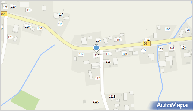 Strzelce Małe, Strzelce Małe, 113, mapa Strzelce Małe