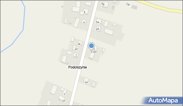 Strzelce Małe, Strzelce Małe, 3a, mapa Strzelce Małe