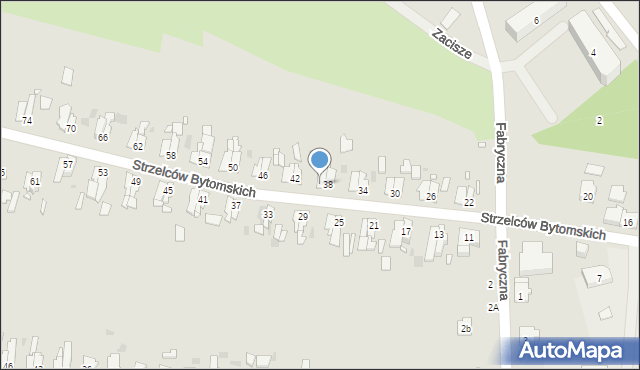 Strzelce Opolskie, Strzelców Bytomskich, 40, mapa Strzelce Opolskie