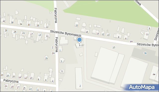 Strzelce Opolskie, Strzelców Bytomskich, 7, mapa Strzelce Opolskie