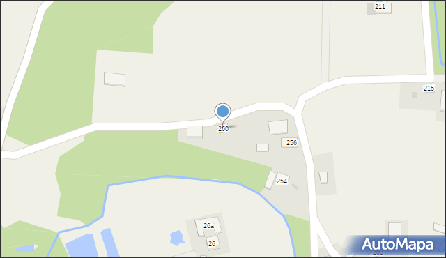 Strzelce Wielkie, Strzelce Wielkie, 260, mapa Strzelce Wielkie