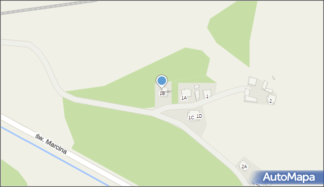 Strzelce Wielkie, Strzelce Wielkie, 1B, mapa Strzelce Wielkie