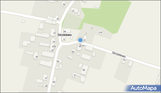 Strzelewo, Strzelewo, 60, mapa Strzelewo