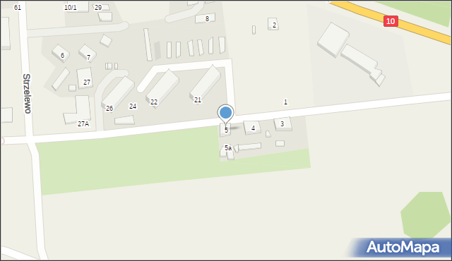 Strzelewo, Strzelewo, 5, mapa Strzelewo