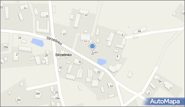 Strzelinko, Strzelinko, 10, mapa Strzelinko