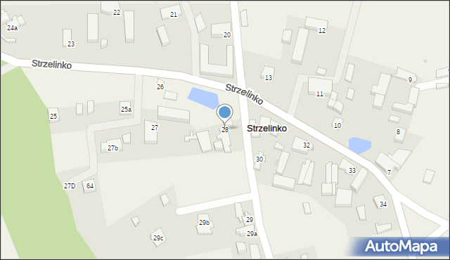 Strzelinko, Strzelinko, 28, mapa Strzelinko