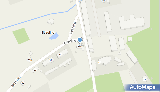 Strzelino, Strzelino, 35A, mapa Strzelino