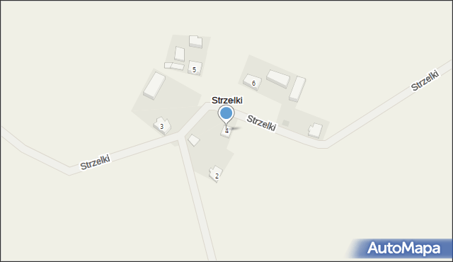 Strzelki, Strzelki, 4, mapa Strzelki