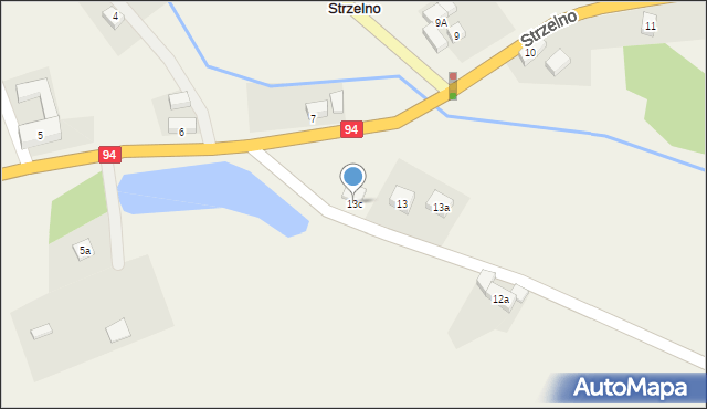 Strzelno, Strzelno, 13c, mapa Strzelno