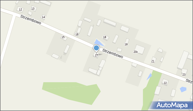 Strzembowo, Strzembowo, 17, mapa Strzembowo