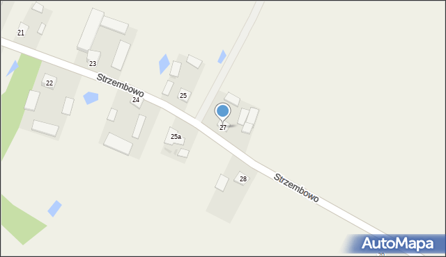 Strzembowo, Strzembowo, 27, mapa Strzembowo