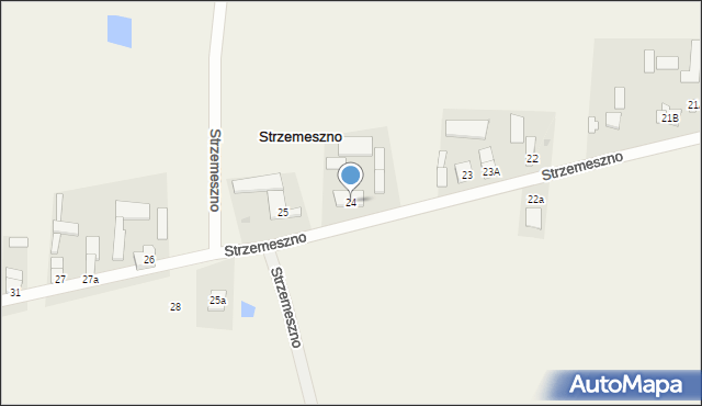 Strzemeszno, Strzemeszno, 24, mapa Strzemeszno