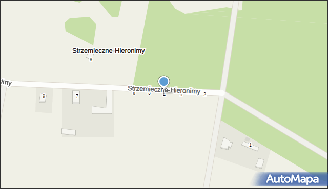 Strzemieczne-Hieronimy, Strzemieczne-Hieronimy, 4, mapa Strzemieczne-Hieronimy